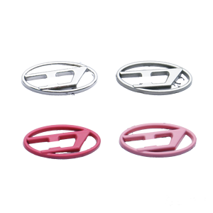 Дизайнерский чехол для телефона с бриллиантами и кристаллами, украшенный стразами, металлический шарм с логотипом люксового бренда - Product Image 5