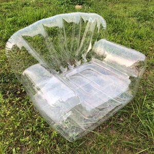 Star Models Indoor Outdoor Camping <b>Inflatable</b> <b>Sofa</b> PVC Transparent <b>Inflatable</b> Chair Can Be Customized - Product Image 2