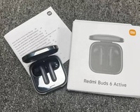 Version Globale Xiaomi Mi Redmi Buds 6 Active – Écouteurs Sportifs et Gaming, Casque Hifi Bass BT TWS Sans Fil
