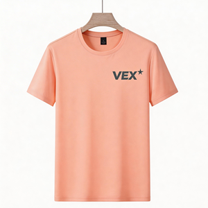 T-shirt pour homme à col rond, couleur unie, séchage rapide, frais et respirant, très vendu - Product Image 1