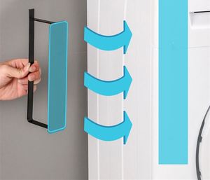 Support de rangement mural en métal pour cintres, étagère de machine à laver, support à vêtements, séchoir à linge, organisateur - Product Image 4
