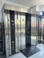 Horno rotatorio de aire caliente de 15 bandejas con calefacción eléctrica y a gas, horno de convección para pastelería y pan.