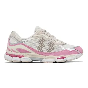<span class=keywords><strong>Sneakers</strong></span> Chunky Retrò da <span class=keywords><strong>Donna</strong></span> Rosa Beige in Mesh e <span class=keywords><strong>Camoscio</strong></span> Scarpe Sportive Collezione City Stars - Product Image 1