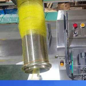 Machine d'emballage semi-automatique pour légumes (gingembre, pommes de terre, oignons, fruits) et ail, avec ensachage en filet et scellage - Product Image 6