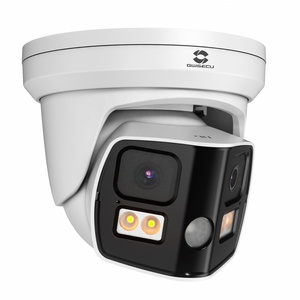 Caméra IP PoE 4K GWSECU 16MP 2x 8MP Objectif double extérieur Audio bidirectionnel Capteur Sony Starvis Protection de périmètre IA Vision nocturne couleur - Product Image 1