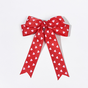 Fermagli per Capelli Double Happiness per San Valentino, Fiocchi con Mini Cuori, Accessori Romantici e Dolci per Ragazze - Product Image 2