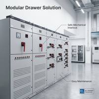 ZHUOLI Fabricant Direct Armoire de Commande Électrique Extractible GCS Protection IP4X 630A-6300A pour Projets de Postes de Distribution Régionnels AC
