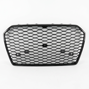 New High Quality Gloss <b>Black</b> ABS Aftermarket Grille for Audi A6 C7.5 S6 RS6 2016-2018 | Fast Delivery | US Cross-border Service - Product Image 1
