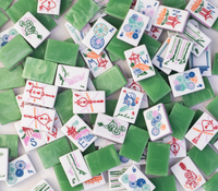 Jeu de Mahjong Personnalisé en Acrylique de Haute Qualité Miss Luxury pour Soirées entre Amis, Soirées Jeux, Divertissement sur Table, pour Femmes