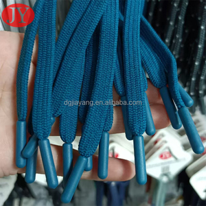 Polyester 10mm tráng xương cá phong cách thân thiện với môi phẳng Ống drawcord với tip Nhựa Tùy chỉnh màu sắc cho chạy quần short - Product Image 5