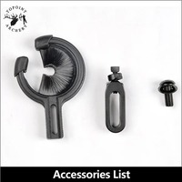 Topoint TF805 Repose-flèche à brosse de contention intégrale, spécialement conçu pour l'archerie composée et la pêche à l'arc