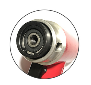 เครื่องขัดกระดาษทรายลมแบบเอ็กเซนทริคขนาด 2 นิ้ว กำลังสูง ความเร็วสูง พร้อมมอเตอร์โรตารี่เวน ความเร็วรอบ 12000-15,000 รอบต่อนาที ปรับความเร็วได้ สีเหลือง - Product Image 5