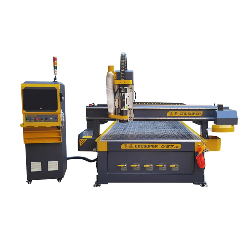 3 eksen 4 eksen CNC Router 1325 ağaç İşleme kesme gravür 1325 adım Motor ahşap CNC freze makinesi fiyat