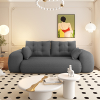 Lazy Sofa Couch, 78,7 Zoll multifunktionales, faltbares Schlafsofa, 3-in-1 Stoff-Schaumstoff-Schlafsofa für das Wohnzimmer