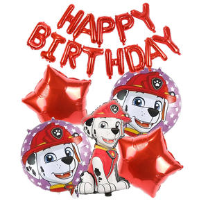 Cartoon bambino <span class=keywords><strong>Paw</strong></span>-<span class=keywords><strong>Patrol</strong></span> tema decorazione per festa <span class=keywords><strong>di</strong></span> compleanno pacchetto Chase Mar-shall palloncino <span class=keywords><strong>di</strong></span> alluminio - Product Image 6