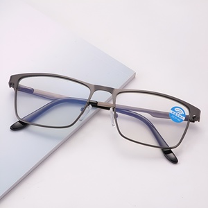 Lunettes Demi-Monture Rétro Unisexes, Monture Optique Photochromique, Lunettes de Lecture pour Hommes et Femmes - Product Image 5