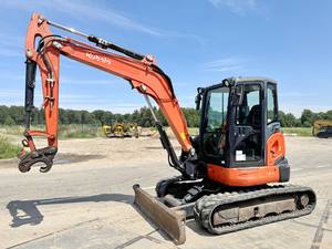 Pelleteuse de U55-4 Kubota originale du Japon d'occasion Mini pelleteuse Kubota 6 tonnes Mini machines de construction Kubota 55-4 à vendre - Product Image 3