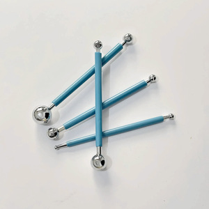 Dụng cụ Làm gốm mềm bằng đất sét siêu nhẹ bốn mảnh đặt thanh sắt khắc dao để điêu khắc khắc cho thợ gốm nghệ sĩ - Product Image 6