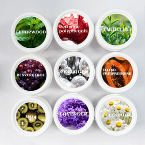 Masque facial en poudre à base d'extraits de plantes naturelles biologiques, Centella Asiatica, acide hyaluronique, vitamine C, alginate, réparation après-soleil - Product Image 5