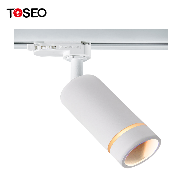 White Modern LED Ceiling Track Lights 360° Adjustable 5w 6w 7w 60xH130mm
