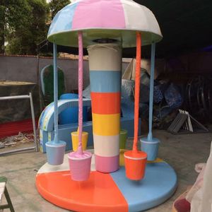 مصغرة 5 مقاعد مرح الذهاب جولة الحصان صور <span class=keywords><strong>3</strong></span> مقاعد مصغرة كاروسيل مصغرة للبيع الاطفال 8 مقاعد في الهواء الطلق - Product Image 2