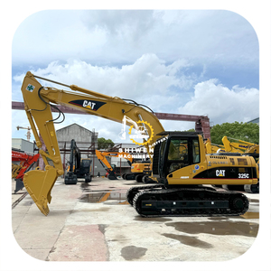 25ton Pelles sur chenilles d'occasion Cat325C dans SHIWEN Construction Machine utilisé Excavadora Cat 325C 326C 330C Moteur d'origine - Product Image 1