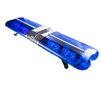 Sirène étanche DC12V 24V avec haut-parleur, barre lumineuse d'avertissement LED rouge, bleue et verte pour ambulance