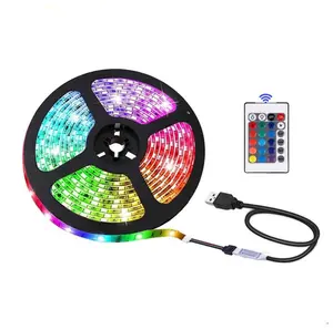 Led条形灯5050 RGB USB电视背景5米防水Led条形灯