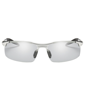 Gafas de Sol Unisex de Aleación de Aluminio y Magnesio para Ciclismo, Gafas de Conducir Polarizadas Fotocromáticas Deportivas de Moda para Hombre con Logotipo en la Lente - Product Image 5
