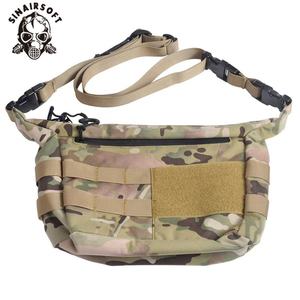 กระเป๋าคาดอกสะพายไหล่แบบยุทธวิธี 500D ไนลอน กระเป๋าสะพายข้างเดี่ยว กระเป๋าเป้สะพายหลังแบบ Molle สำหรับเล่นกีฬา เดินป่า และใช้ในชีวิตประจำวัน - Product Image 4