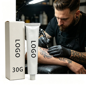 Baume pour tatouage à texture lisse tendance 30g, logo personnalisé, prévient la crovaison pour les artistes tatoueurs professionnels et les salons - Product Image 4