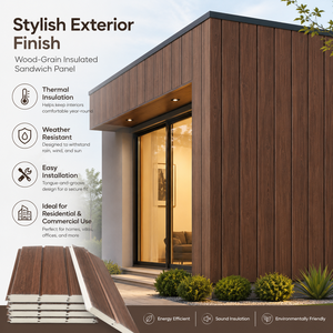 Maison mobile moderne, panneau sandwich <span class=keywords><strong>l</strong></span>éger en EPS, <span class=keywords><strong>isolation</strong></span> <span class=keywords><strong>thermique</strong></span> des murs extérieurs, écologique, résistant au feu, métal décoratif - Product Image 5