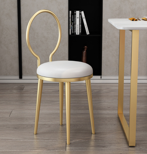 Z Leather Velvet Dining Chair Heavy Duty Makeup Chair Artist Makeup Studio Chair - Product Image 1