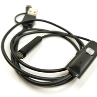 Module de caméra endoscopique industrielle Pixmoteur PE-U20802-C10 2MP à focale fixe, diamètre 8 mm, USB, étanche, boroscope 1920x1080px