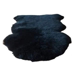 High quality Factory Directly Home Use Eco tan Australian Sheepskin Throw Rug Real Lamb Fur Rug