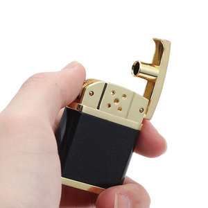 2023 nuovo accendino a <span class=keywords><strong>benzina</strong></span> accendino in metallo di vendita caldo accendino antivento Jet Flame accendino a Gas a cherosene ricaricabile - Product Image 4