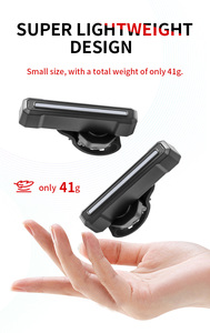 RGB 7 Màu LED Xe Đạp Phía Sau Ánh Sáng Loại C Có Thể Sạc Lại An Toàn Cảnh Báo Thông Minh Cảm Biến Phanh Đêm Cưỡi MTB Xe Đạp Đèn Hậu - Product Image 5