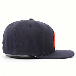 Gorra de Béisbol Snapback Personalizada OEM para Hombre, de Alta Calidad, 6 Paneles, Ajustable, Estructurada, Acrílica, con Logotipo Bordado en 3D, Color Azul Oscuro, Estilo Hip Hop - Product Image 5