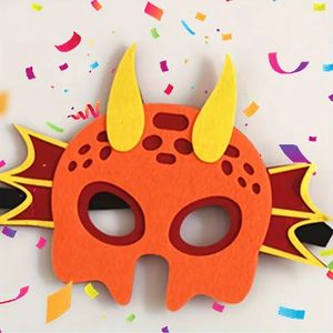 Máscara facial personalizada <span class=keywords><strong>de</strong></span> Navidad y Halloween, máscara <span class=keywords><strong>de</strong></span> superhéroe elástica y <span class=keywords><strong>de</strong></span> fieltro barata para niños, suministros <span class=keywords><strong>de</strong></span> fiesta <span class=keywords><strong>de</strong></span> cumpleaños temática Jungle Safari - Product Image 6