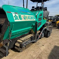 Paveuse à asphalte sur chenilles RP505, largeur 5 m et épaisseur 280 mm, paveuse hydraulique pour la construction de routes municipales et l'entretien des autoroutes