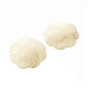 कारखाने प्रत्यक्ष बिक्री प्लम फूल के आकार के फीके आकार के फीके पैच सेक्सी निप्पल कवर गोंद इंजेक्शन के साथ - Product Image 2