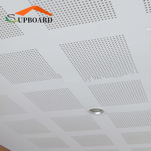 사무실 홀 장식용 PVC 라미네이트 석고보드 천장 타일 - Product Image 3