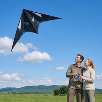 SUNEYE SEF09 Cerf-volant de freestyle à double ligne durable de 1,8 m en polyester, Monstre marin pour activités de plein air adultes, Résine du Zhejiang