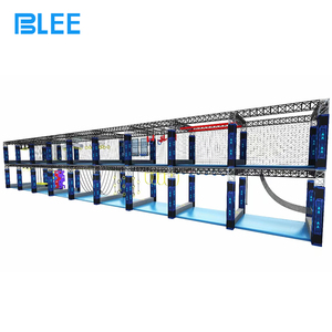 Équipement de terrain de jeu intérieur personnalisé pour enfants, pour parcs de divertissement sportif, fournisseur de trampolines pour enfants et adultes pour centres commerciaux - Product Image 1