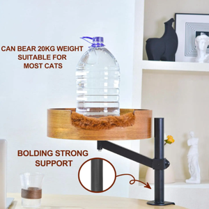 Ahşap masa L çerçeve kutulu Snap düğmesi kapatma ile yüksekliği ayarlanabilir kedi yatak kedi severler için yeni tasarım evcil hayvan kafesi - Product Image 5