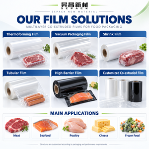 <span class=keywords><strong>Film</strong></span> Co-extrudé Haute Barrière pour l'Emballage Sous Vide des Coupes de Mouton, <span class=keywords><strong>Film</strong></span> pour la Conservation de la Viande Fraîche en Rouleau - Product Image 5