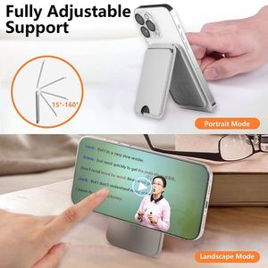 กระเป๋าสตางค์หนัง PU แบบแม่เหล็ก Magsafe สำหรับ iPhone 12/13/14/15/16 พร้อมช่องใส่บัตรเครดิต น้ำหนักเบา สีพื้น  สำหรับทุกเพศ - Product Image 4