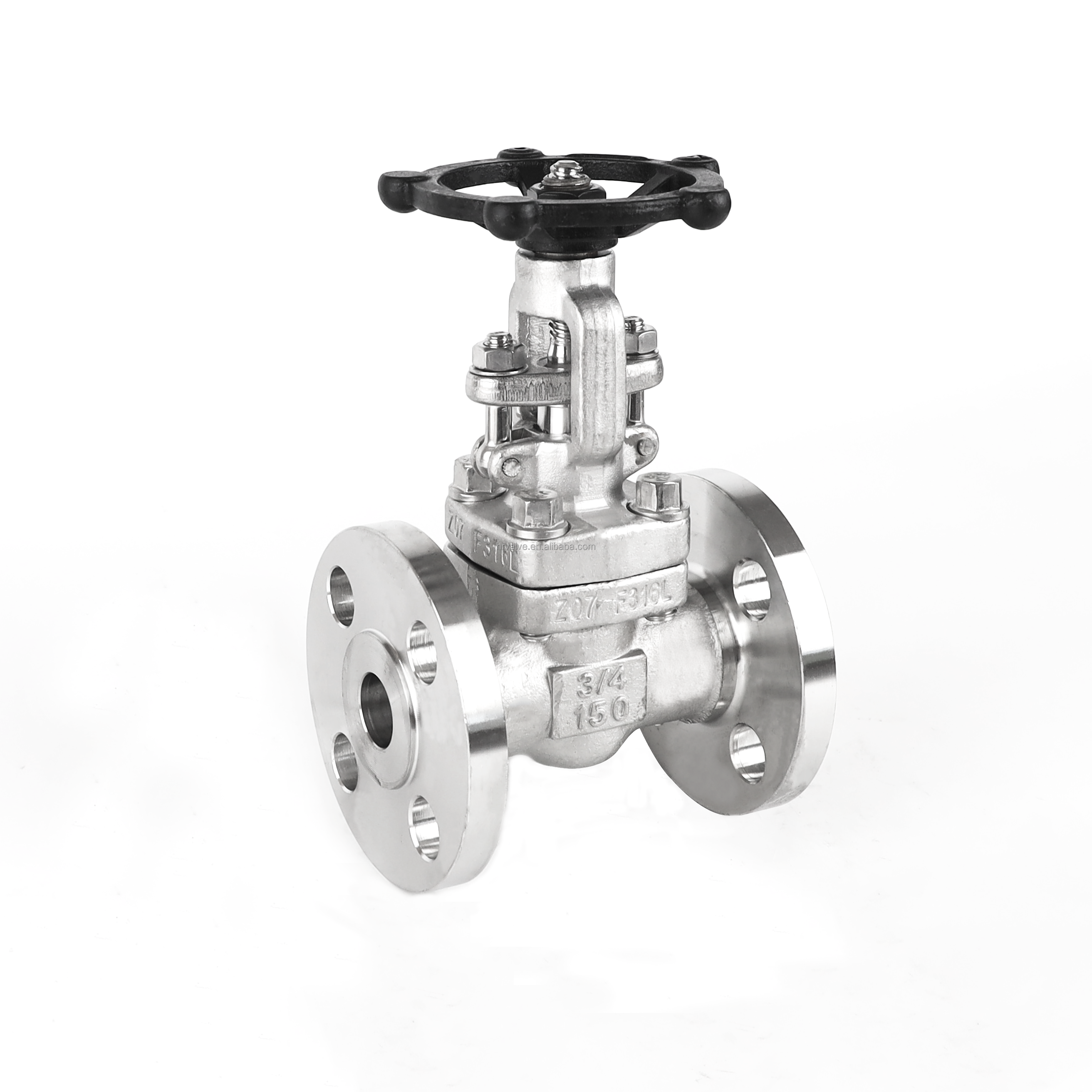 Ручной запорный клапан DN150 WCB CF8 PN10 PN16 150LB поднимающийся шток клапана с жестким уплотнением сточных вод Паровая литая сталь