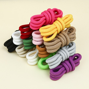 Cordones Redondos de Algodón Grueso de Color Personalizado para Zapatos <span class=keywords><strong>Dunk</strong></span>, Cordones Redondos de Hilo Más Grueso - Product Image 3