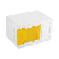 Mini boîte NUC d'accouplement reine des abeilles élevage boîte en plastique mousse de styrène